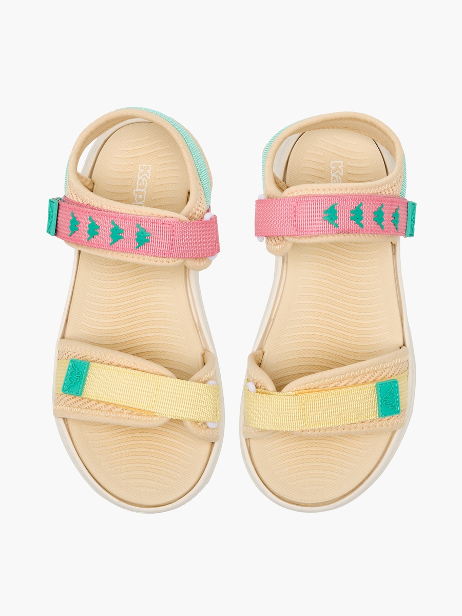 Girls Colourblock Hook and Loop Sport Sandals
