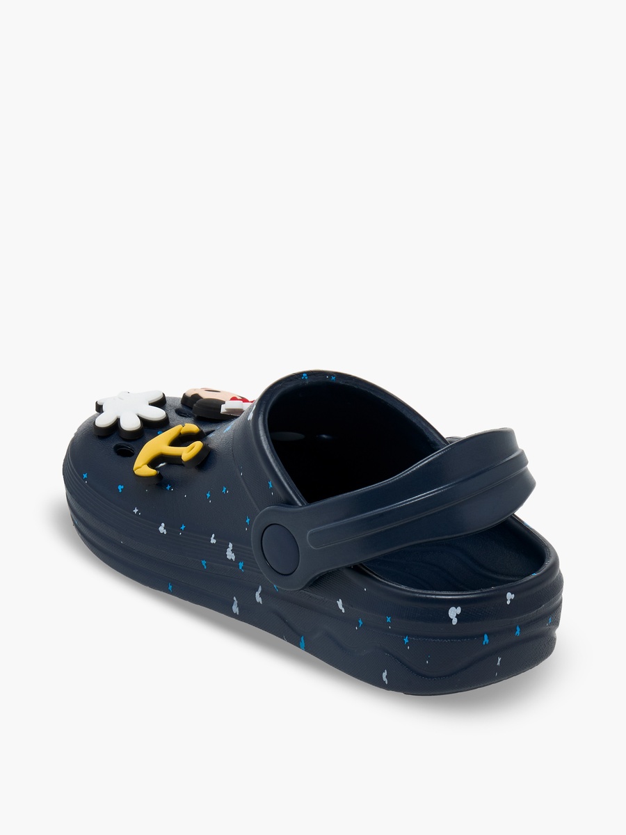 Boys Mickey Mouse Detail Clogs with Backstrap