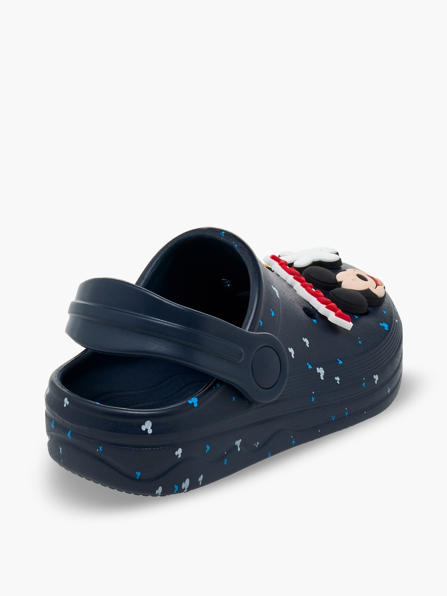 Boys Mickey Mouse Detail Clogs with Backstrap