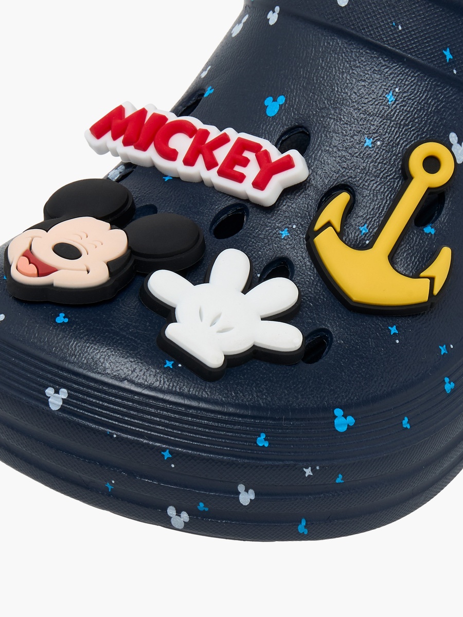 Boys Mickey Mouse Detail Clogs with Backstrap