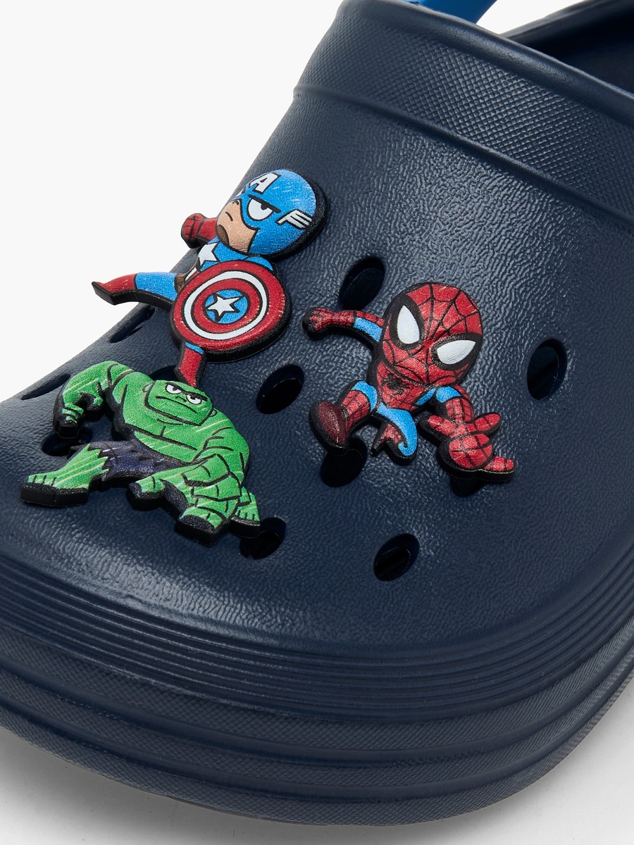 Boys Backstrap Avengers Accent Clogs