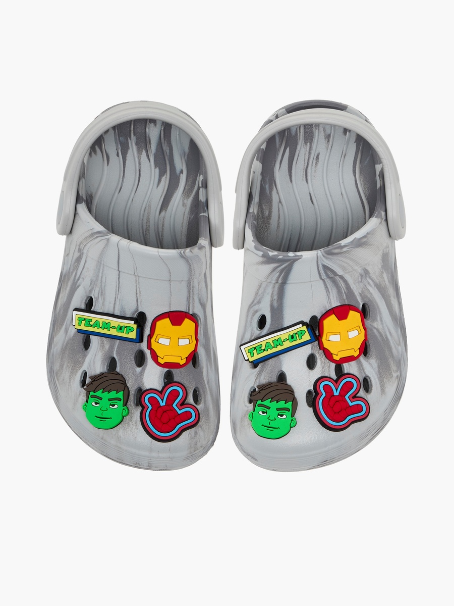 Boys Backstrap Avengers Accent Clogs
