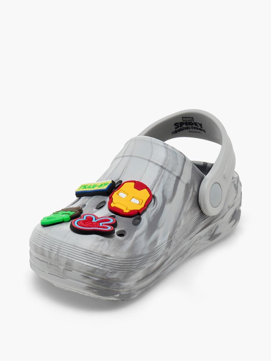 Boys Backstrap Avengers Accent Clogs