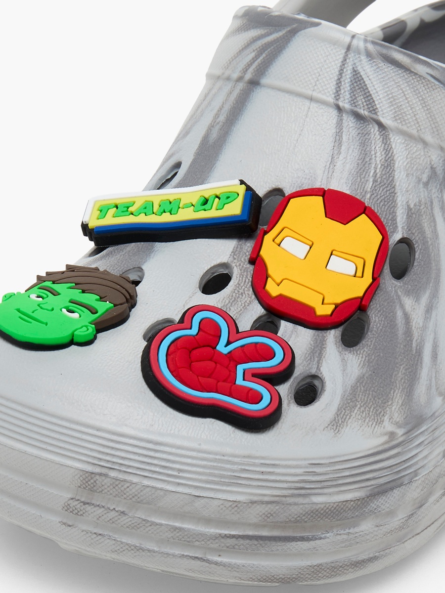 Boys Backstrap Avengers Accent Clogs