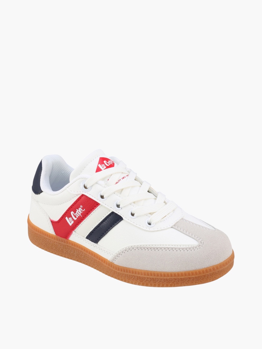 Girls Lace-Up Ankle Sneakers