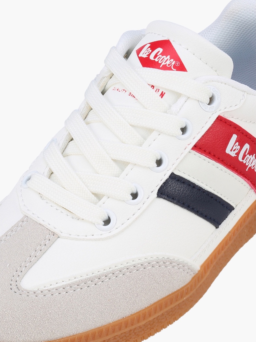 Girls Lace-Up Ankle Sneakers