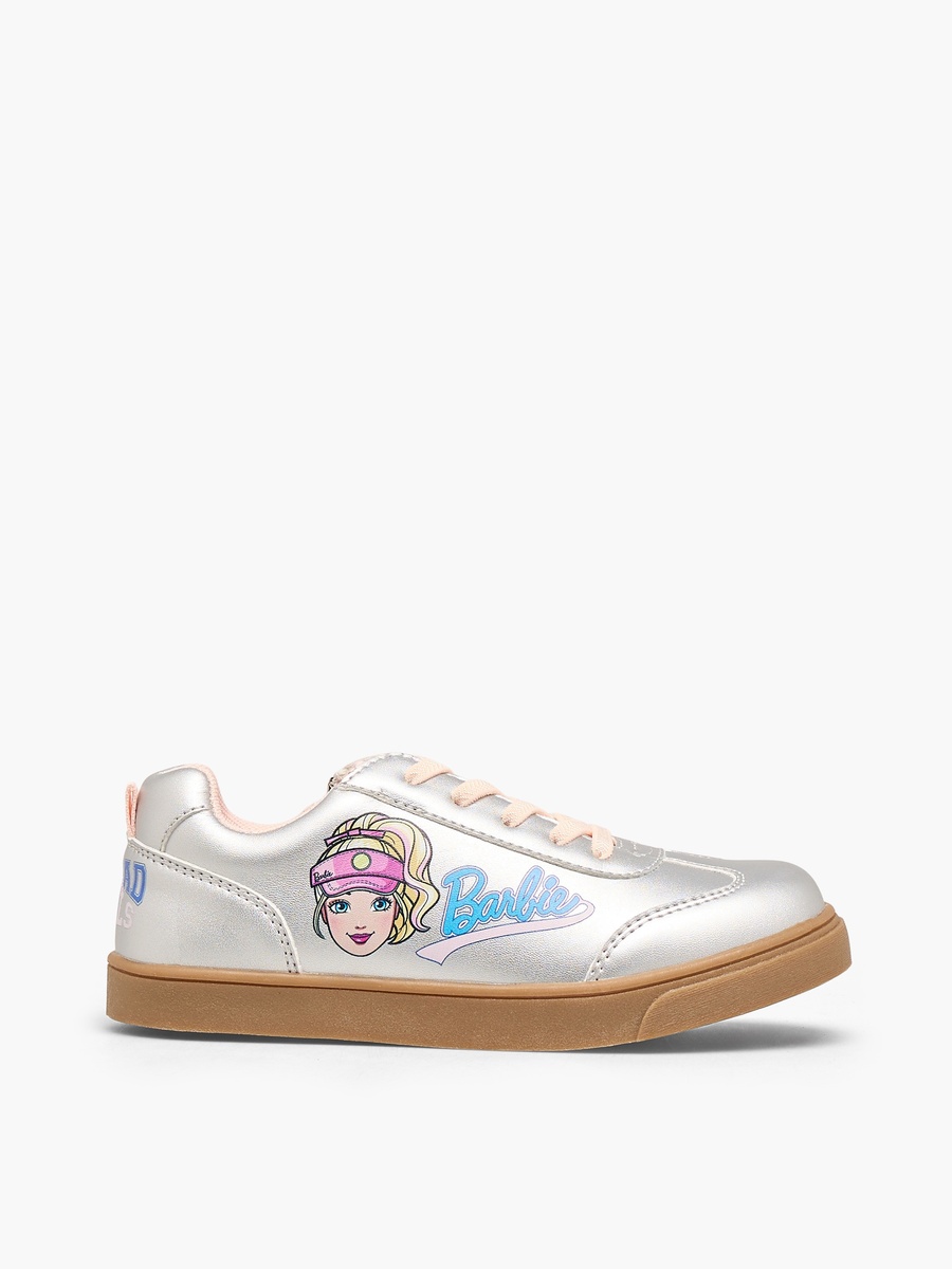 Girls Lace-Up Ankle Sneakers