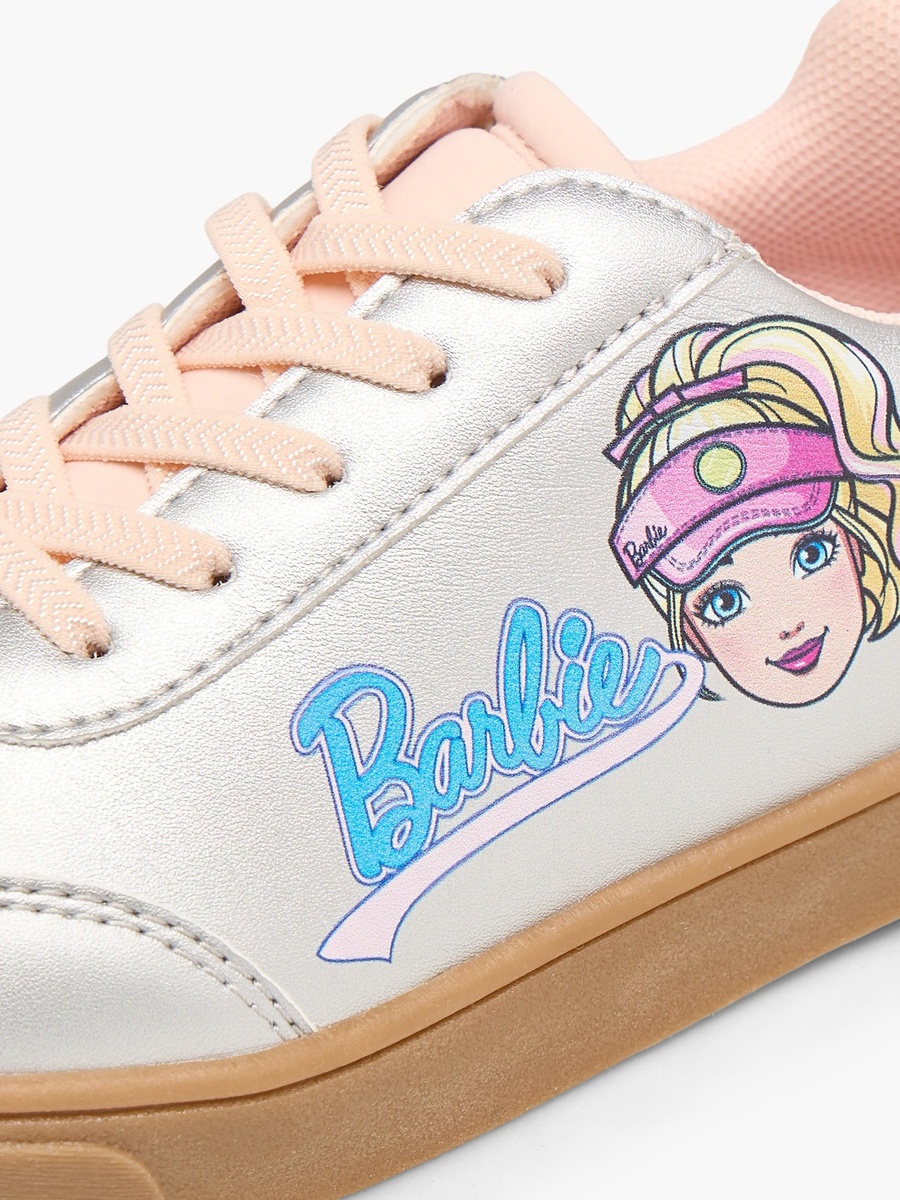 Girls Lace-Up Ankle Sneakers