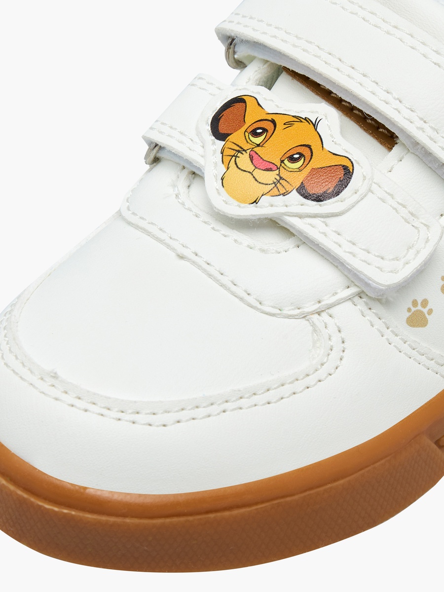 Boys Simba Print Hook and Loop Sneakers