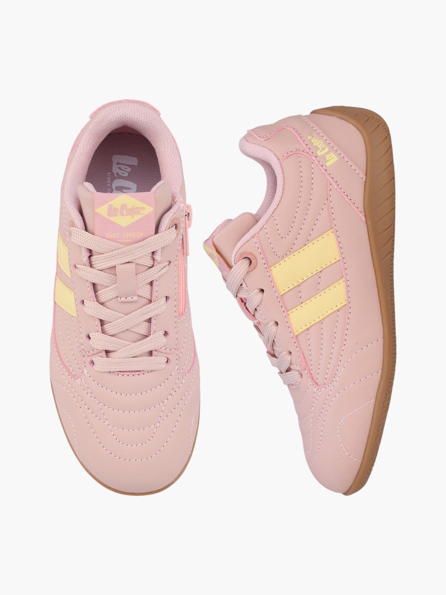Girls Lace-Up Ankle Sneakers