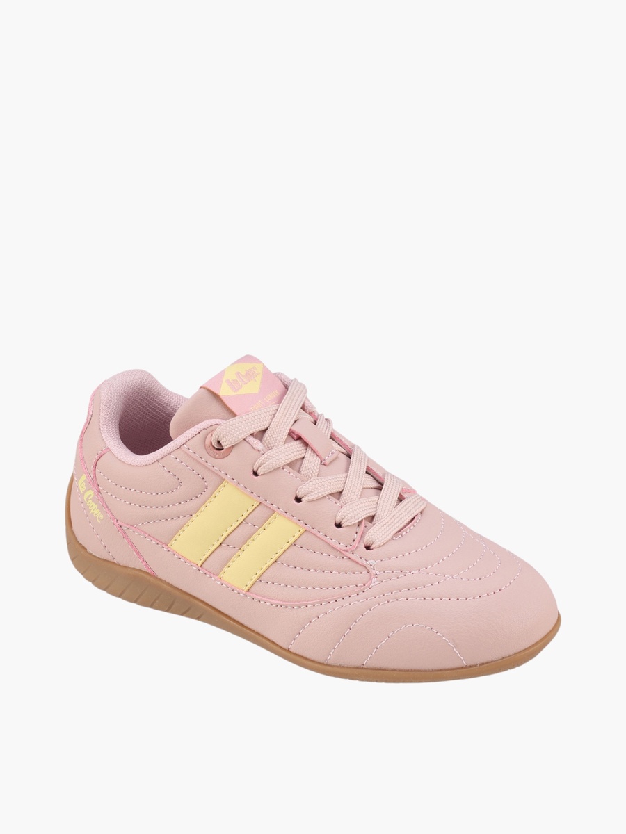 Girls Lace-Up Ankle Sneakers