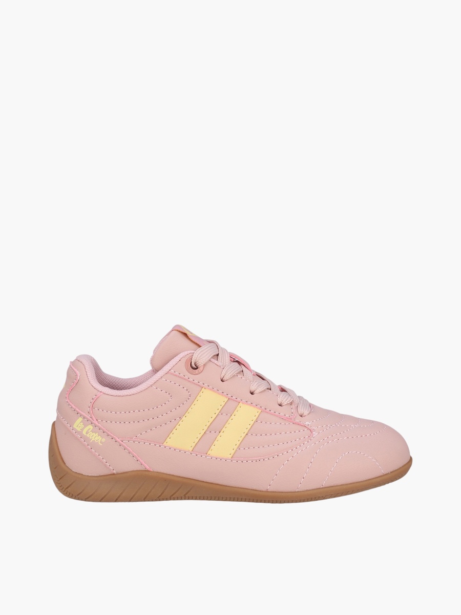 Girls Lace-Up Ankle Sneakers