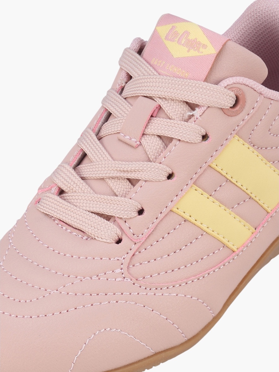 Girls Lace-Up Ankle Sneakers