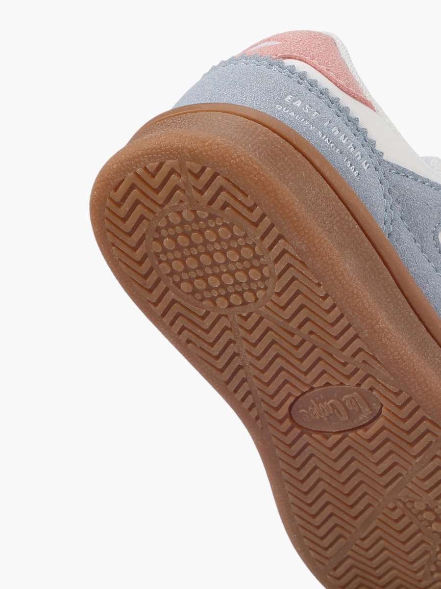 Girls Panelled Hook and Loop Sneakers