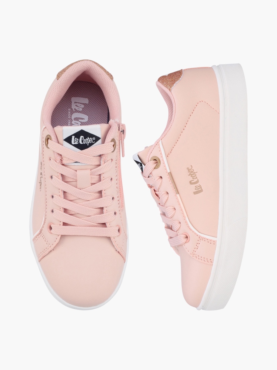 Girls Lace-Up Sneakers
