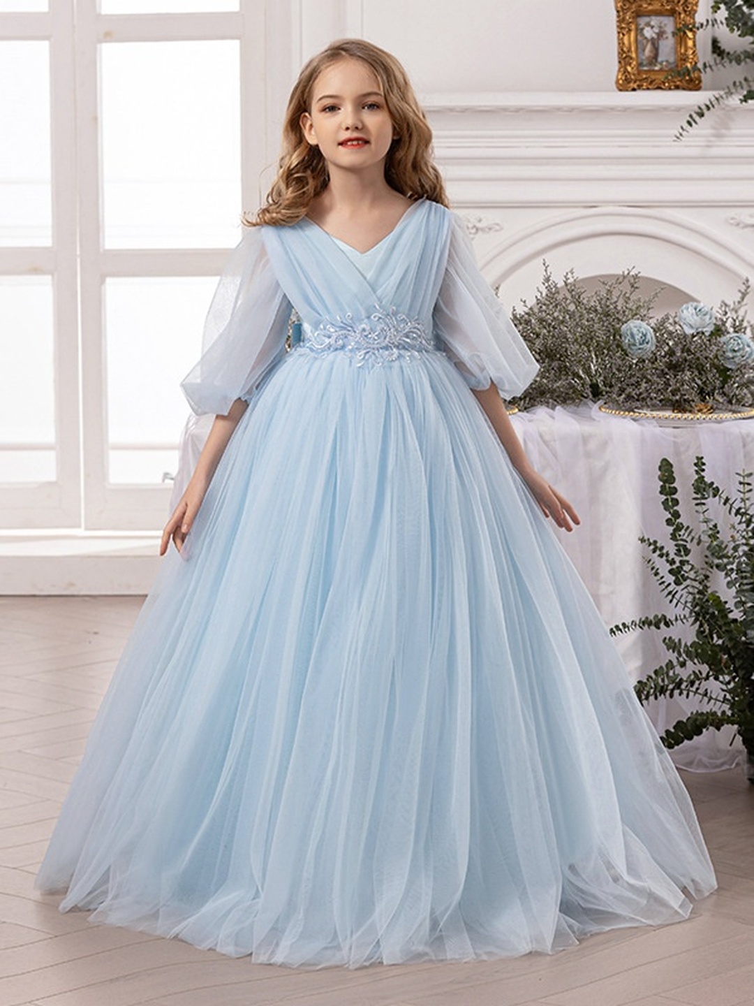 Girls Fluffy Tulle Dress