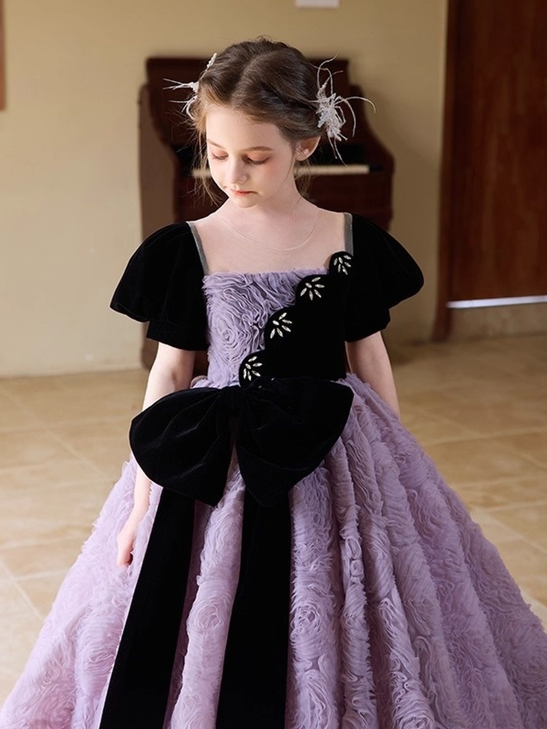 Girl Flower Lace Princess Dress