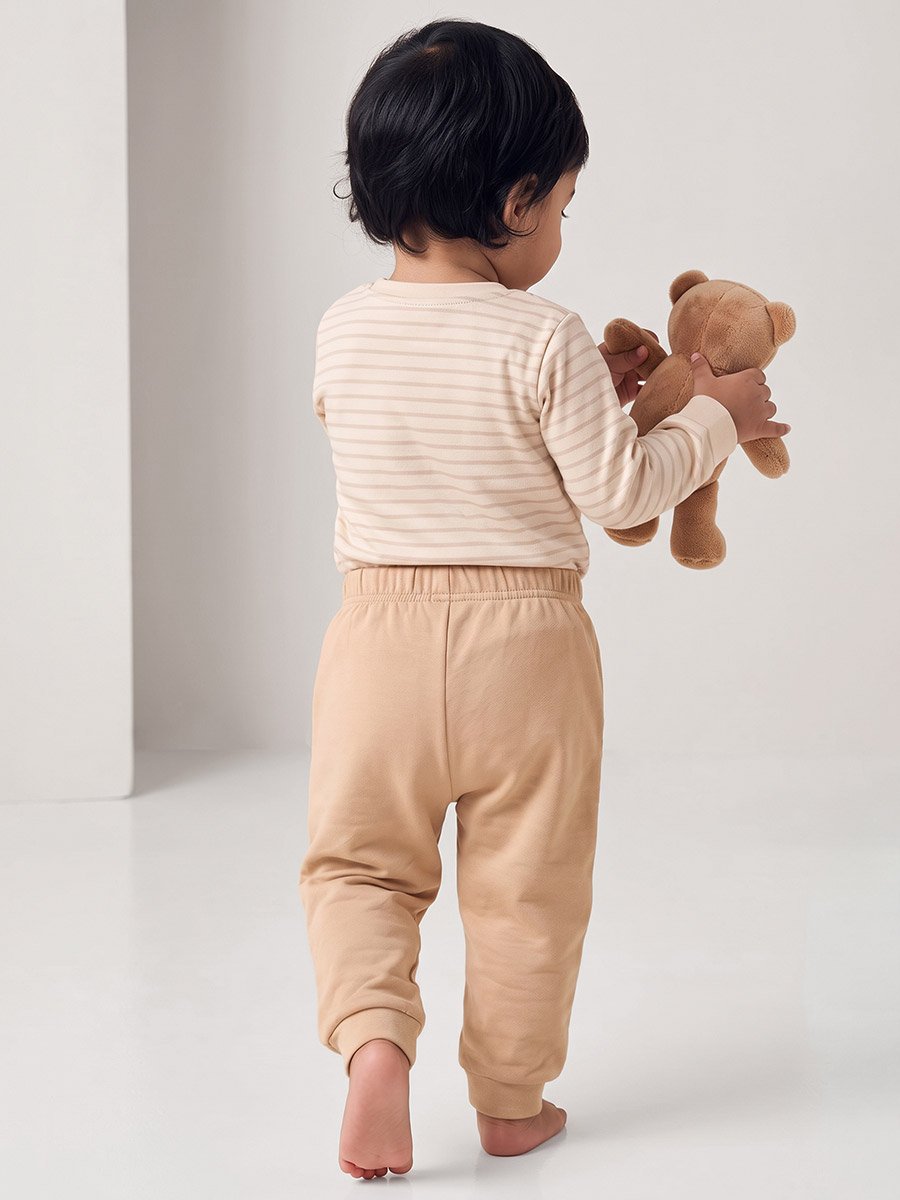 Baby Boy Cotton Long Sleeve T-Shirt and Joggers Set