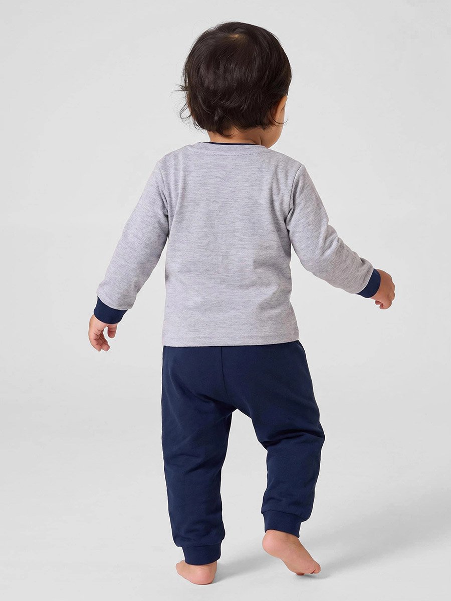 Baby Boy Cotton Long Sleeve T-Shirt and Joggers Set