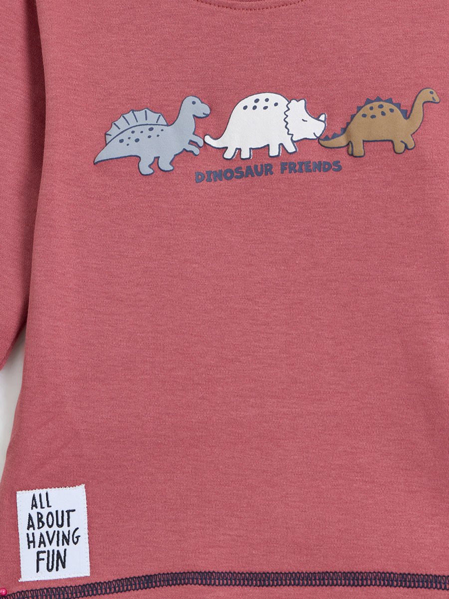 Baby Boy Dinosaur Friends Cotton T-Shirt and Joggers Set