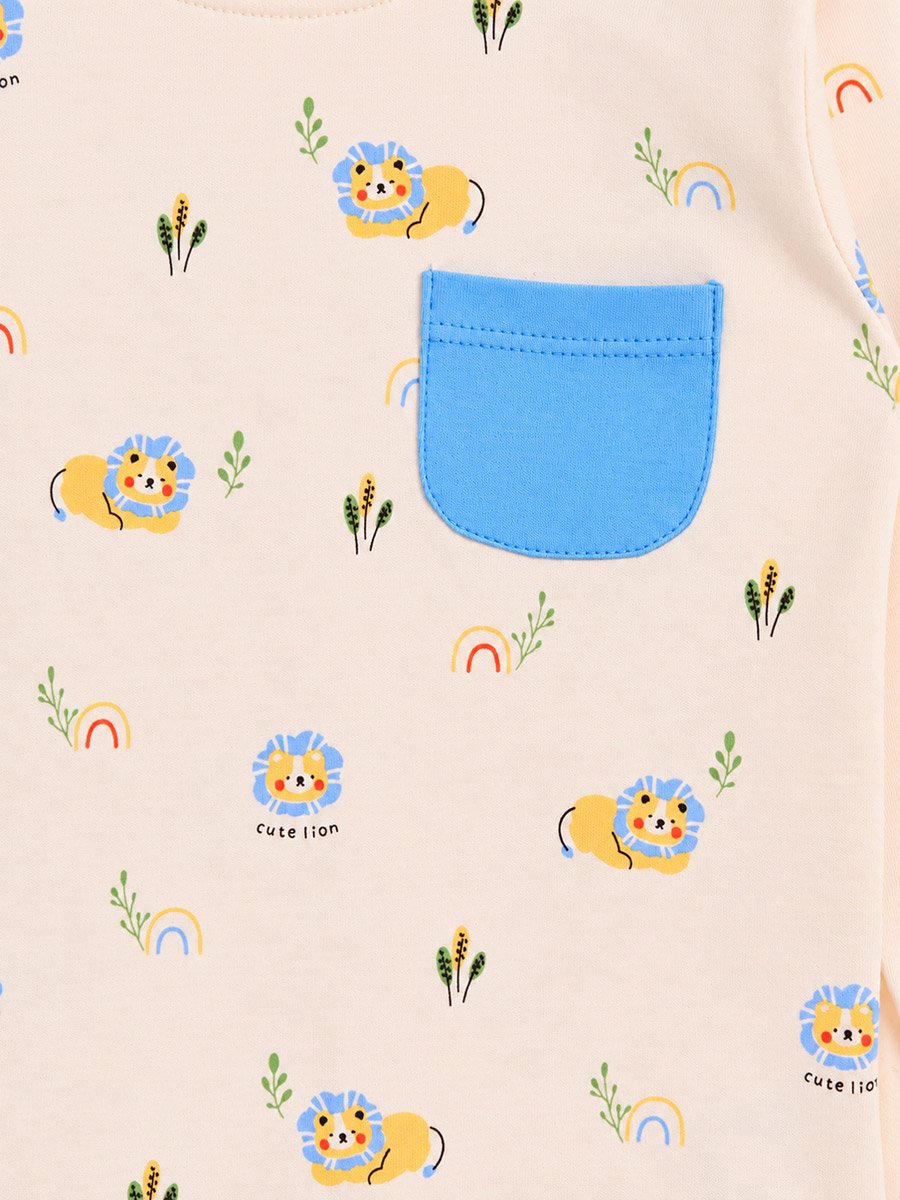 Baby Boy Long Sleeve Cotton T-Shirt and Joggers Set