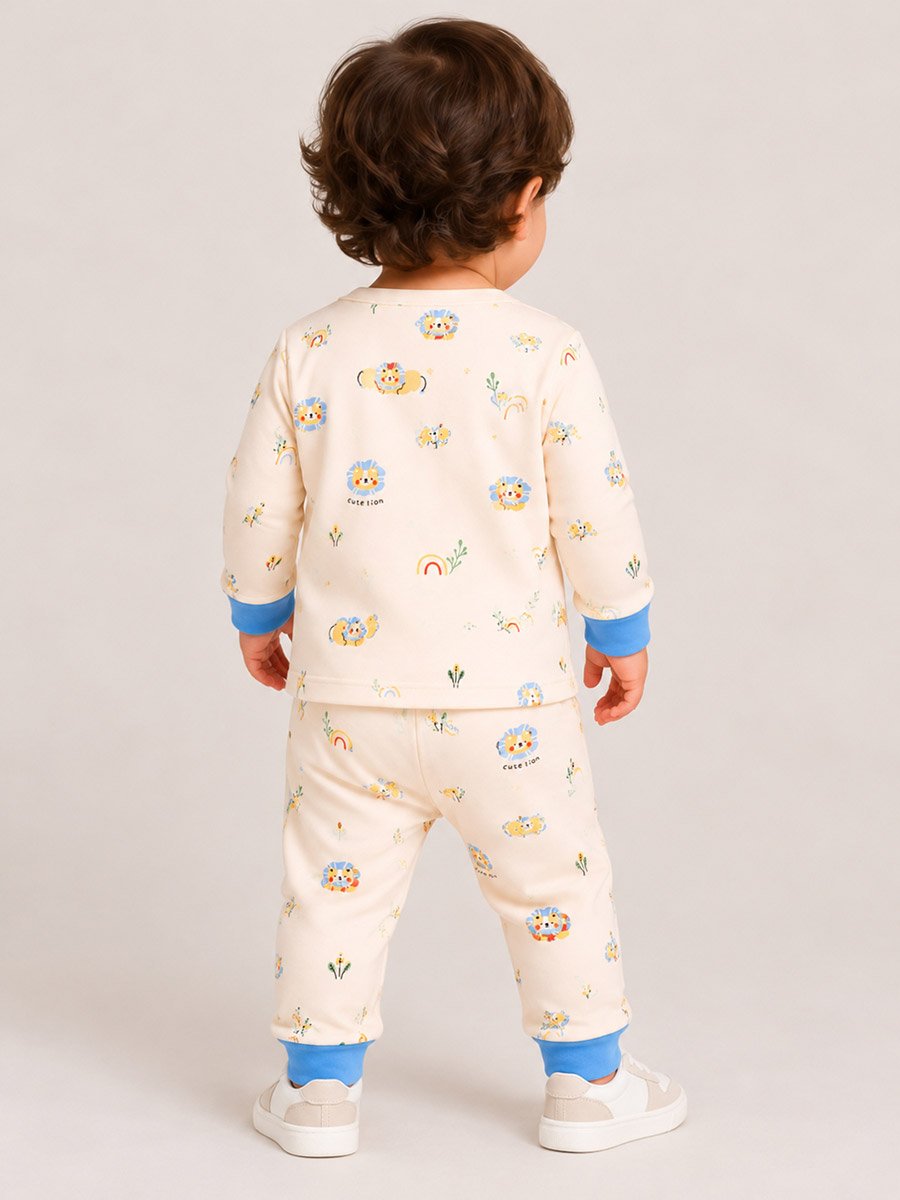 Baby Boy Long Sleeve Cotton T-Shirt and Joggers Set