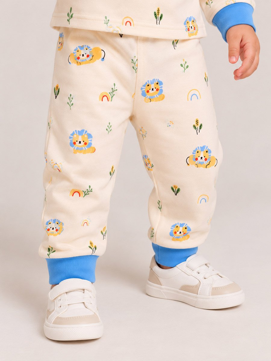 Baby Boy Long Sleeve Cotton T-Shirt and Joggers Set