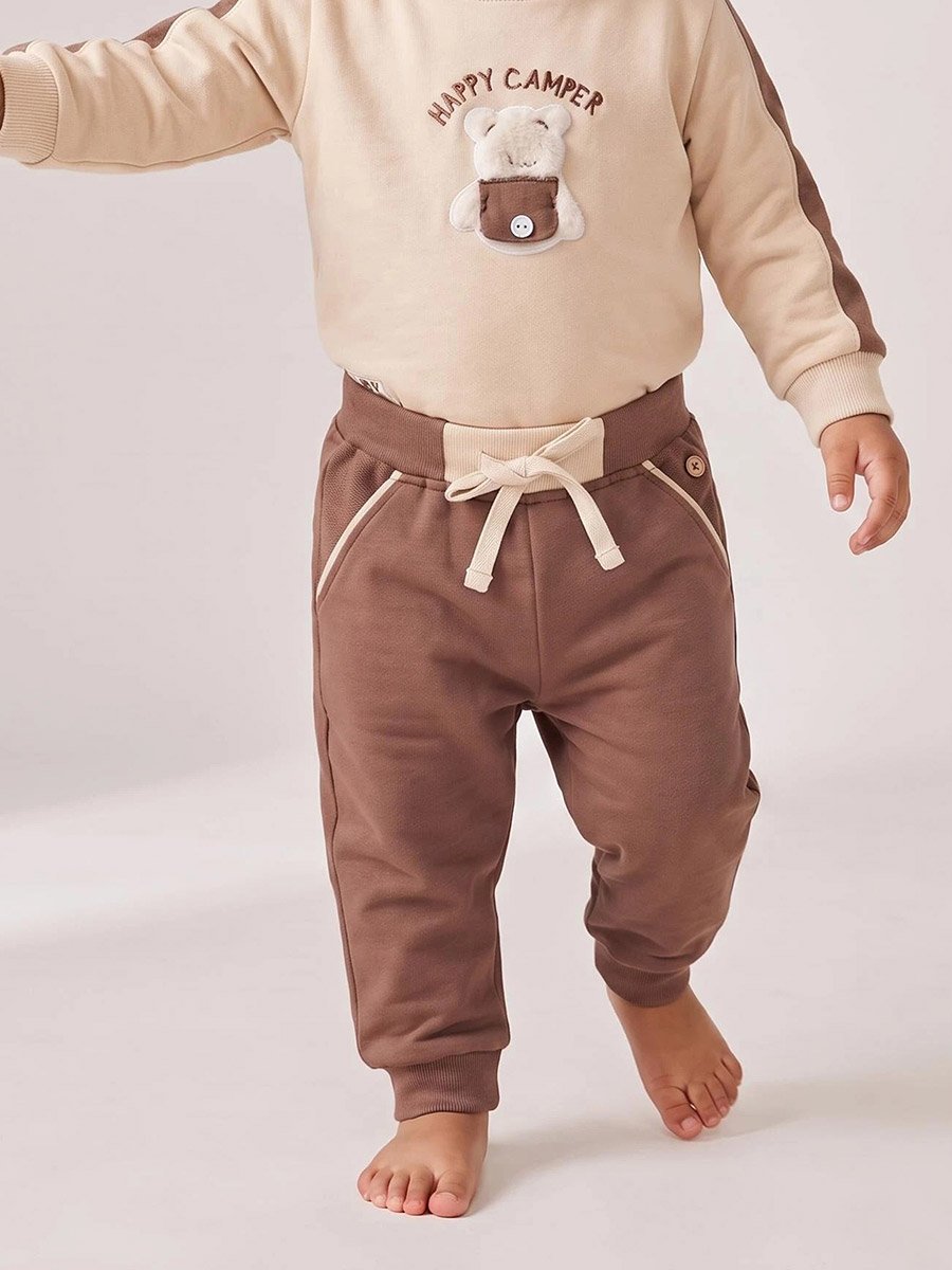 Baby Boy Happy Camper Sweat Top and Joggers Set