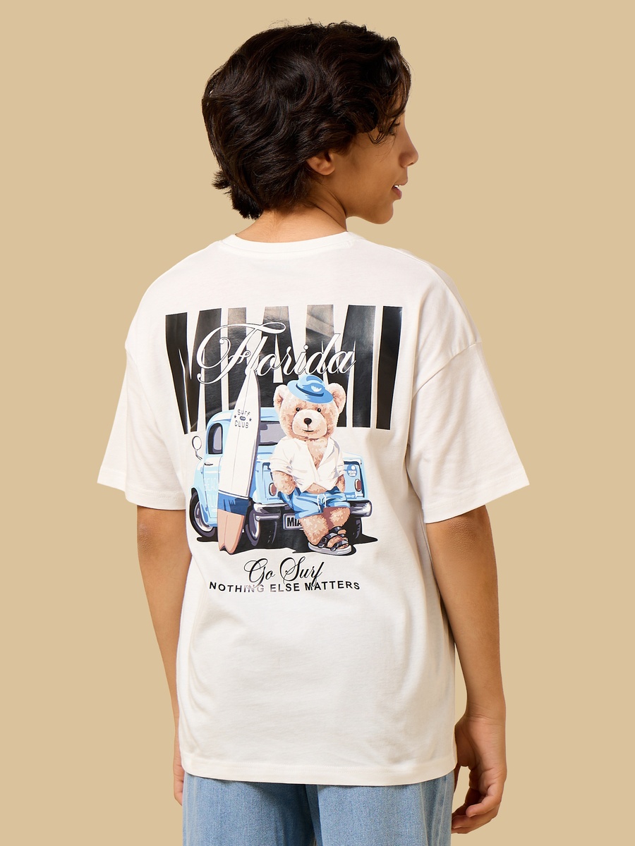 Miami Print Cotton T-Shirt