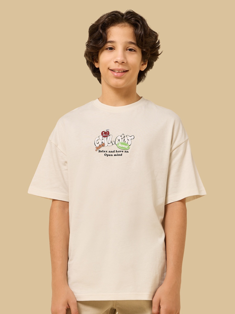 Soda Can Print Relaxed Fit T-Shirt