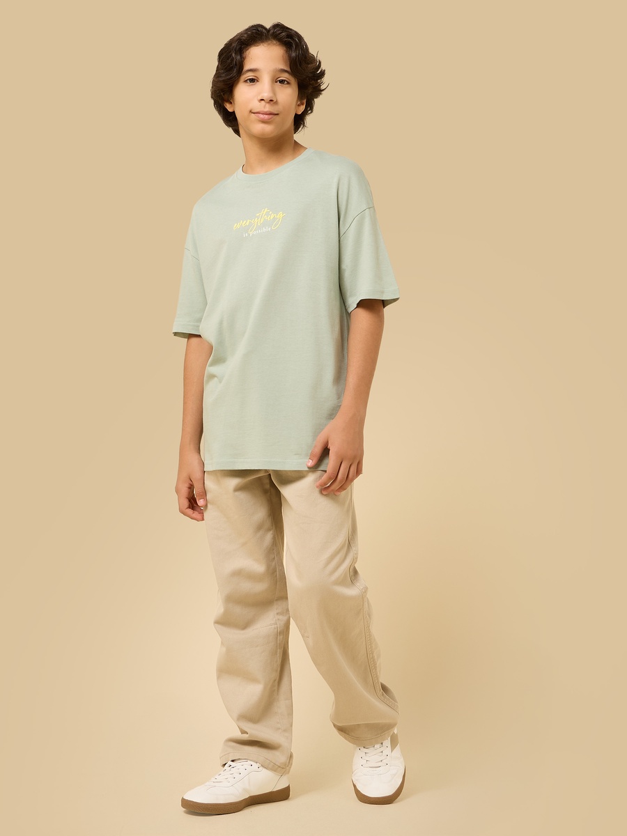 Slogan Print T-Shirt