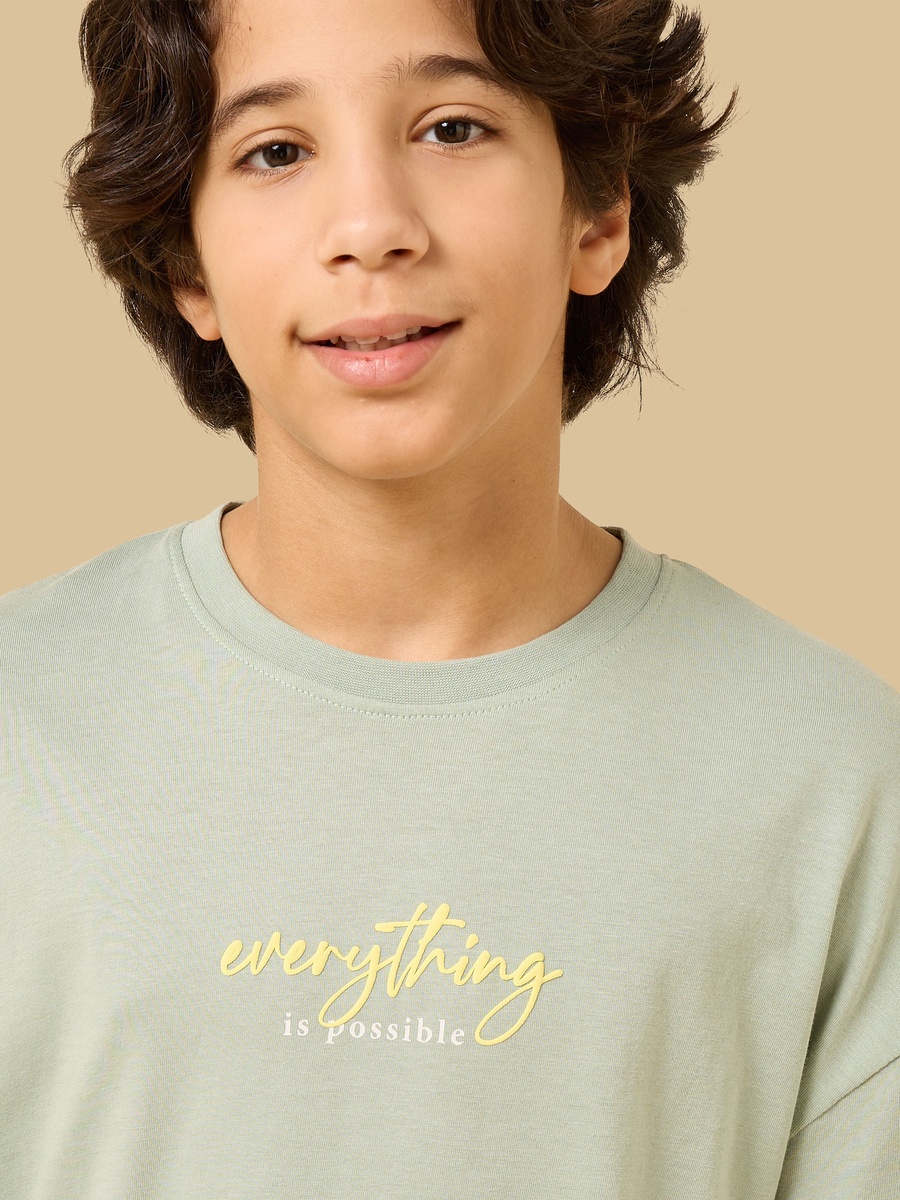 Slogan Print T-Shirt