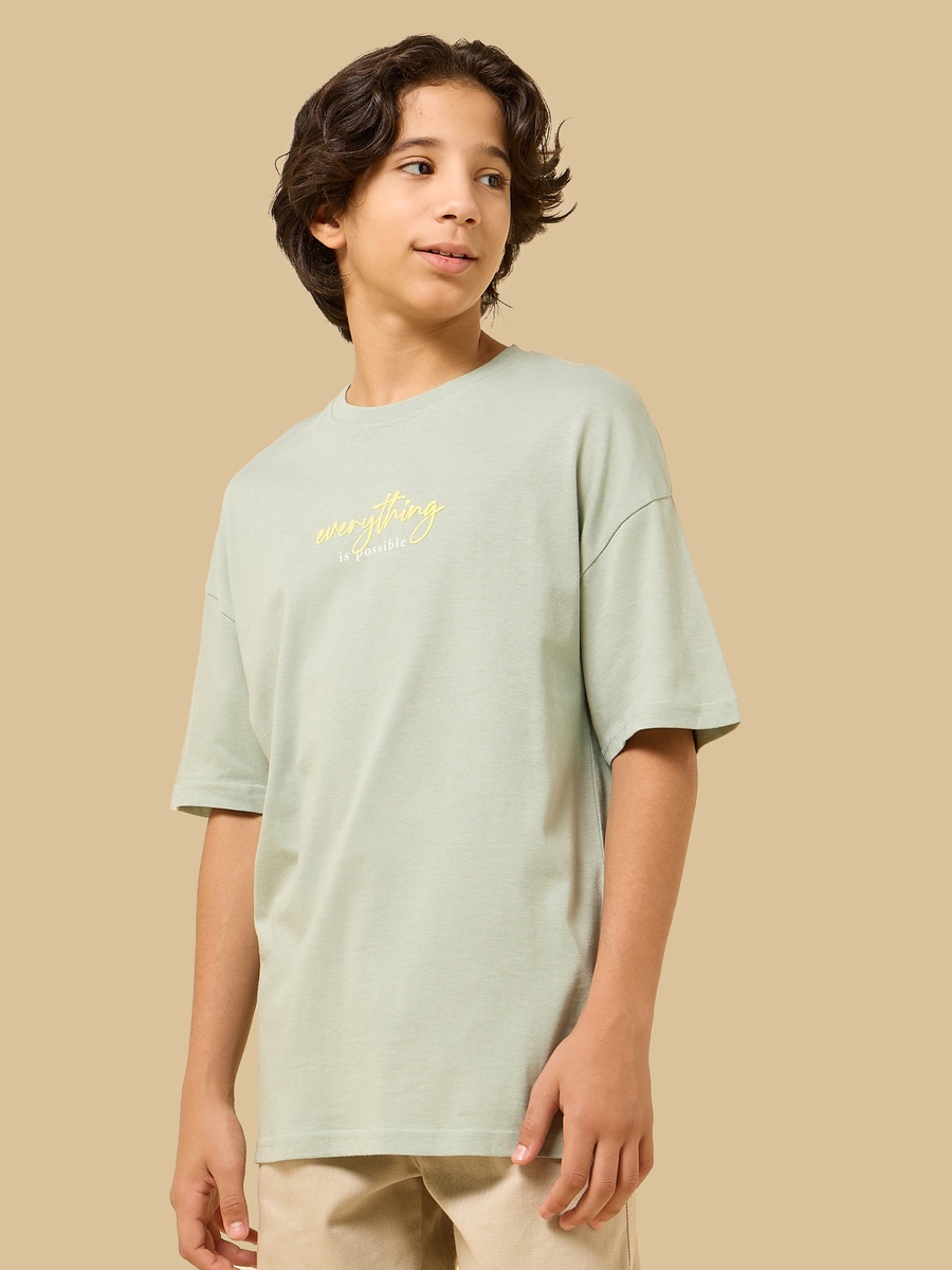 Slogan Print T-Shirt