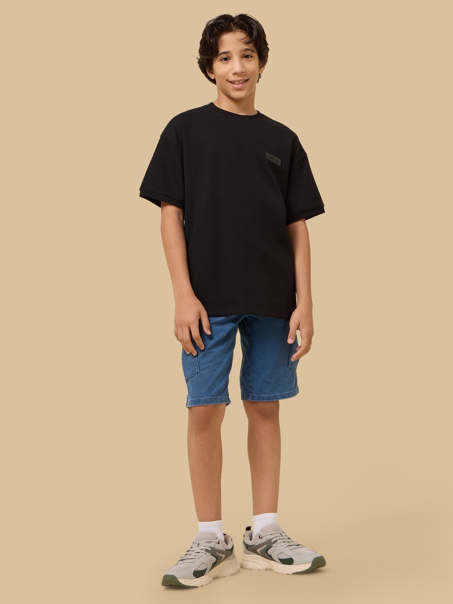 Slogan Applique Interlock T-Shirt