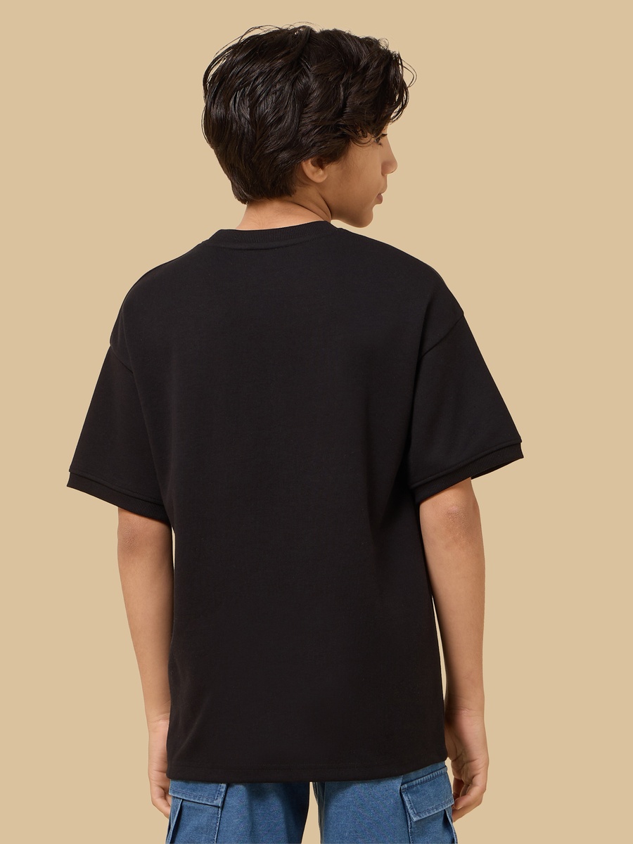 Slogan Applique Interlock T-Shirt