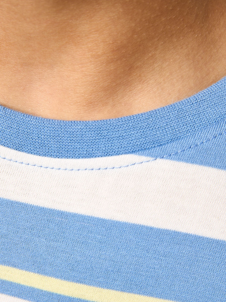 Striped Relaxed Fit Cotton T-Shirt