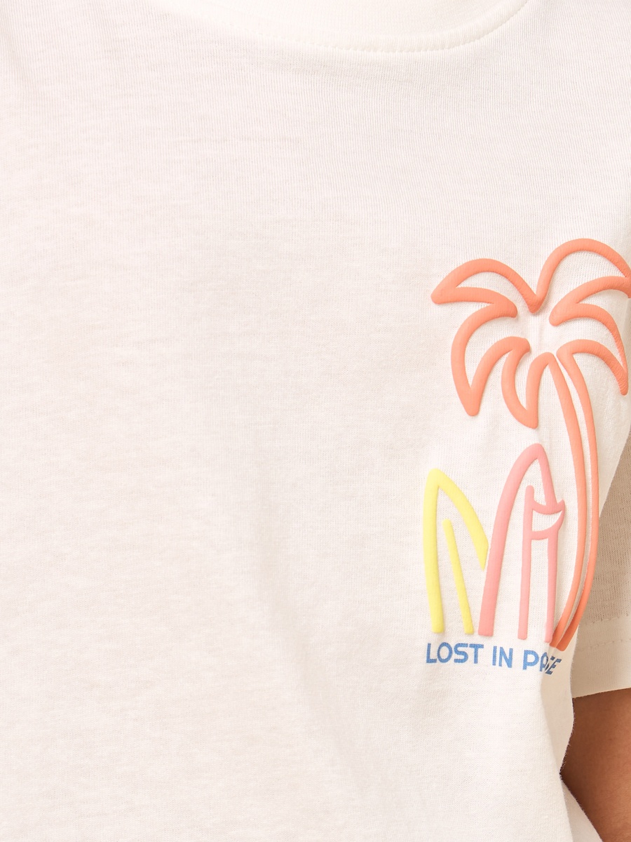 Beach Print T-Shirt