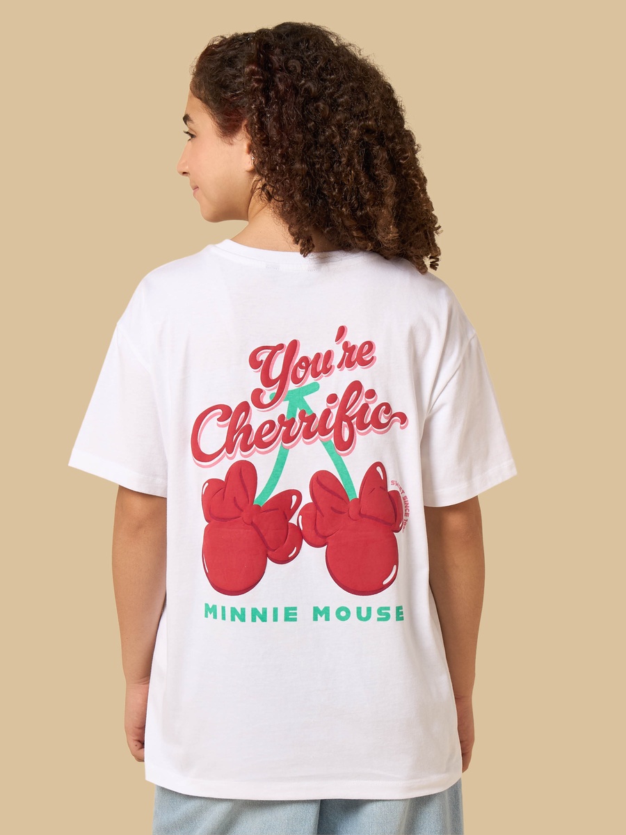 Minnie Mouse Print Oversized T-Shirt