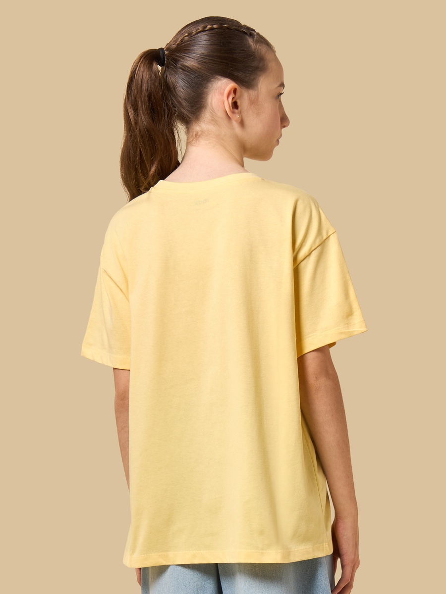 Typography Print Oversized Cotton T-Shirt