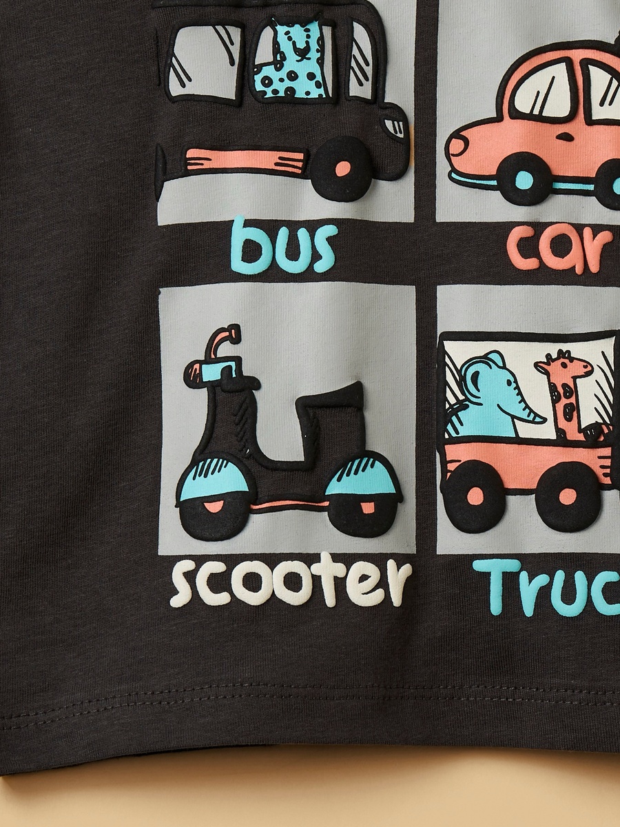 Vehicle Print T-Shirt