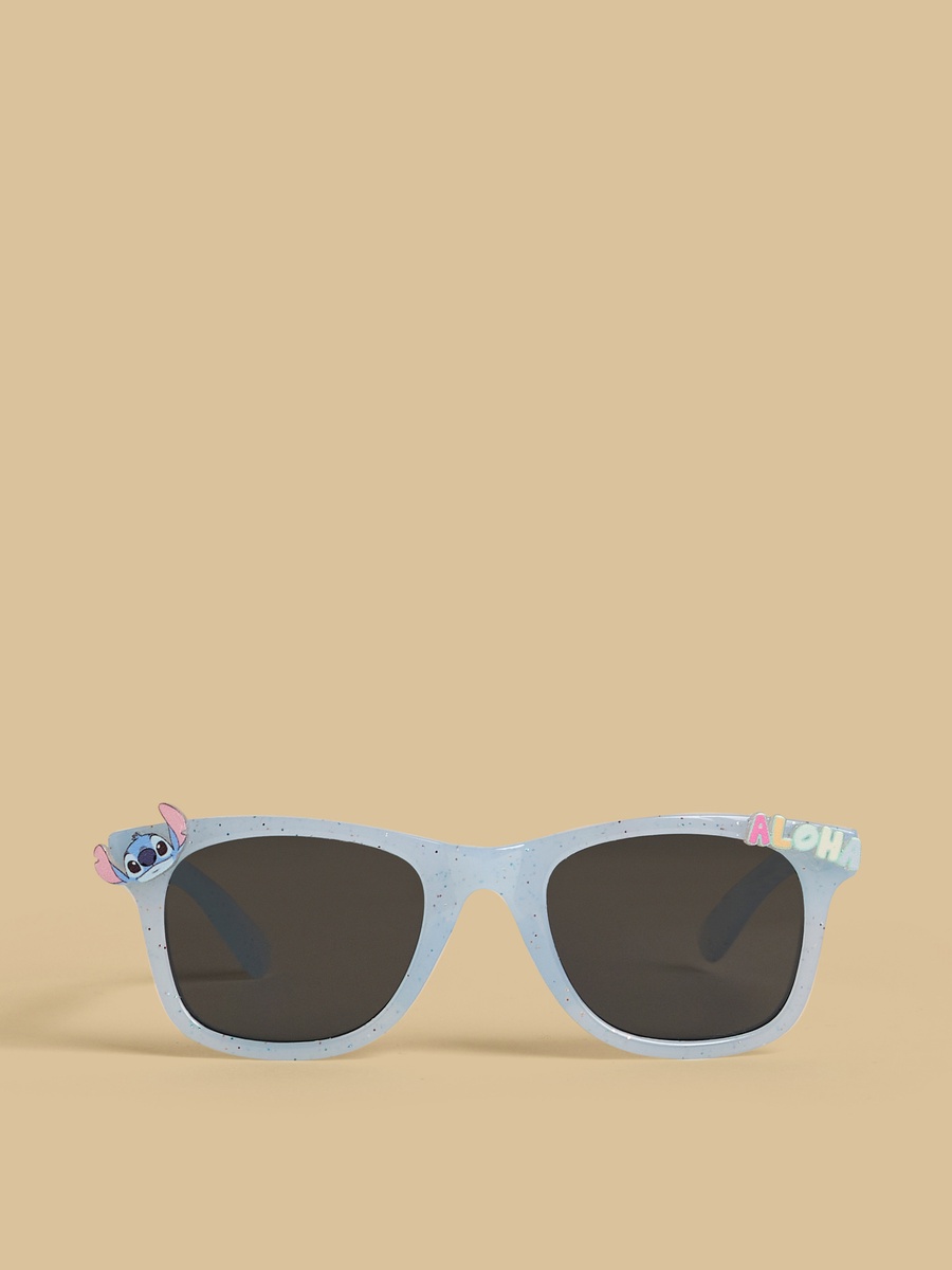 Stitch Print Sunglasses with Case