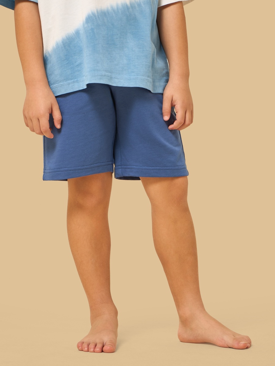 Tie-Dye Print Shorts Set