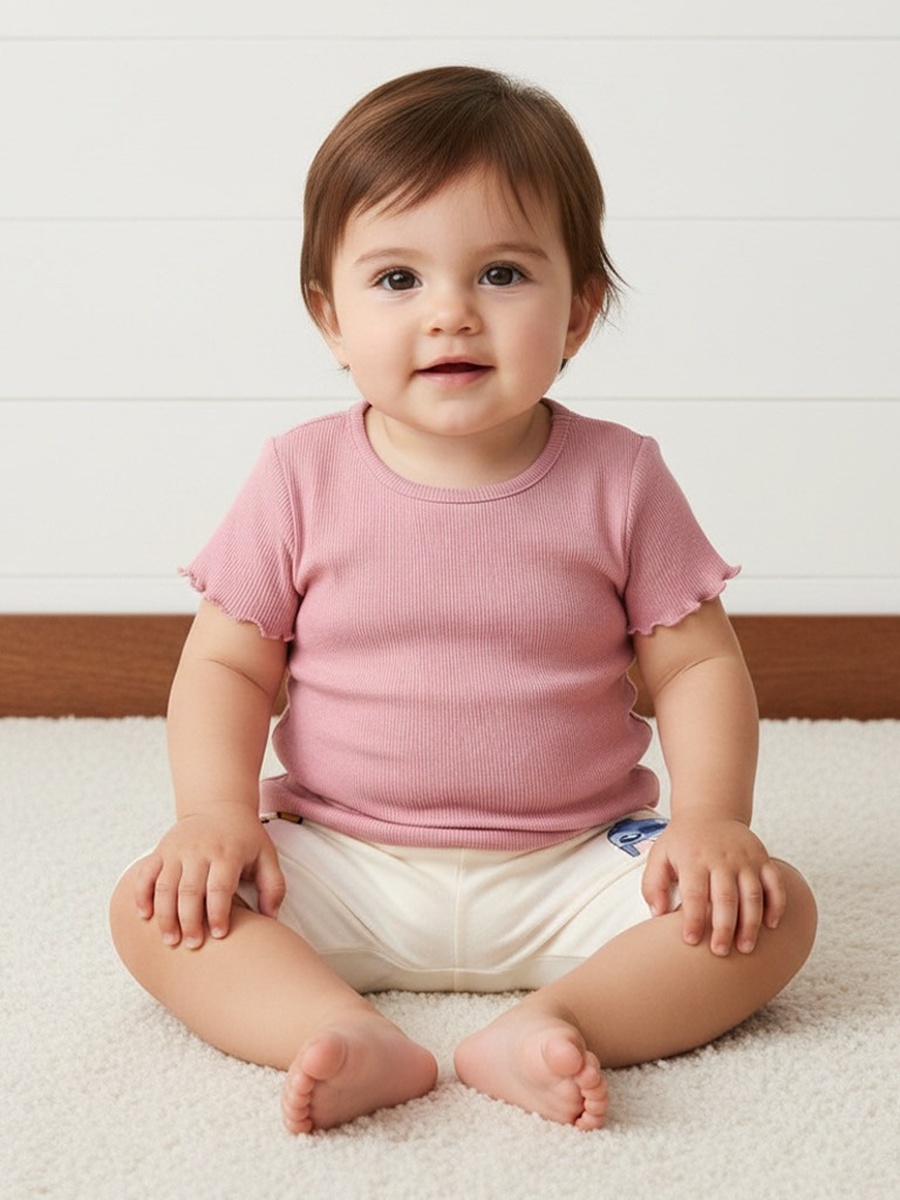 Pack of 3 - Angel and Stitch Print Cotton Shorts