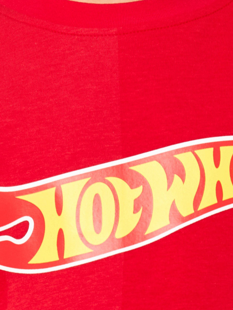 Hot Wheels Print T-Shirt and Shorts Set
