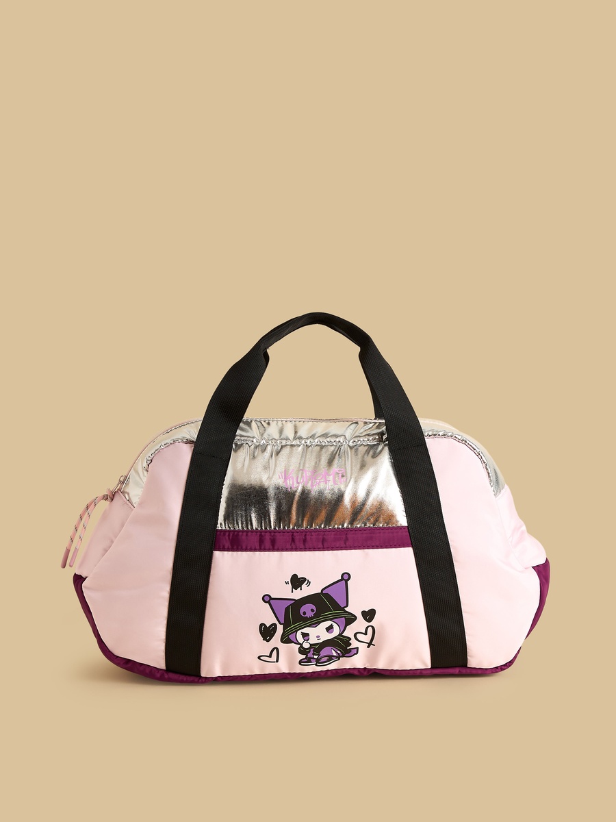 Kuromi Print Duffle Bag with Double Handle