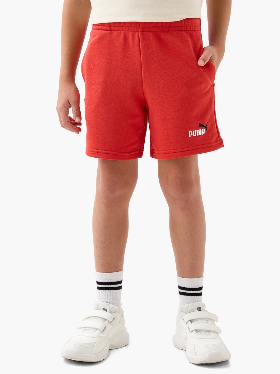 Logo Detail Shorts with Elasticated Waistband and Pockets