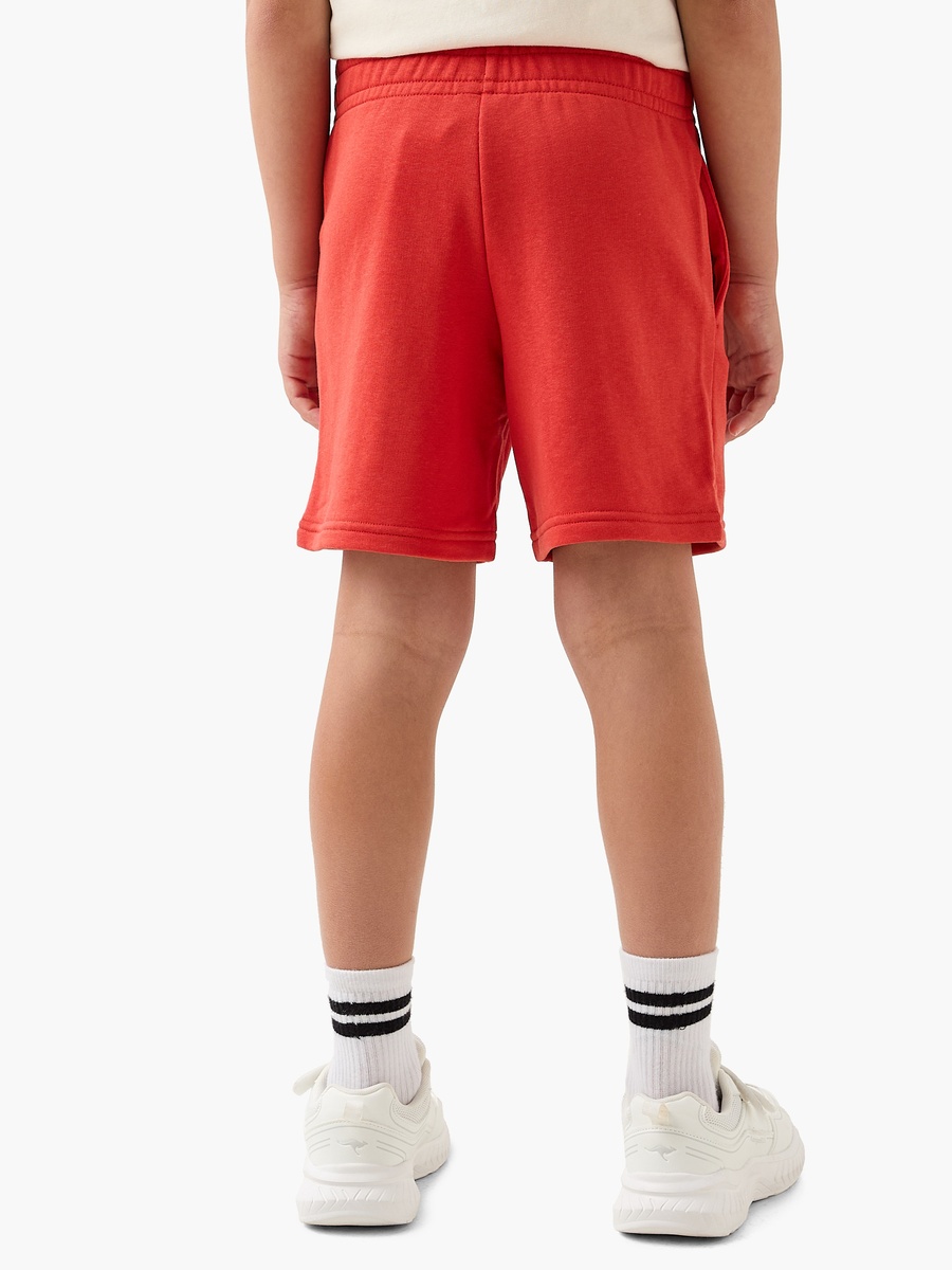 Logo Detail Shorts with Elasticated Waistband and Pockets