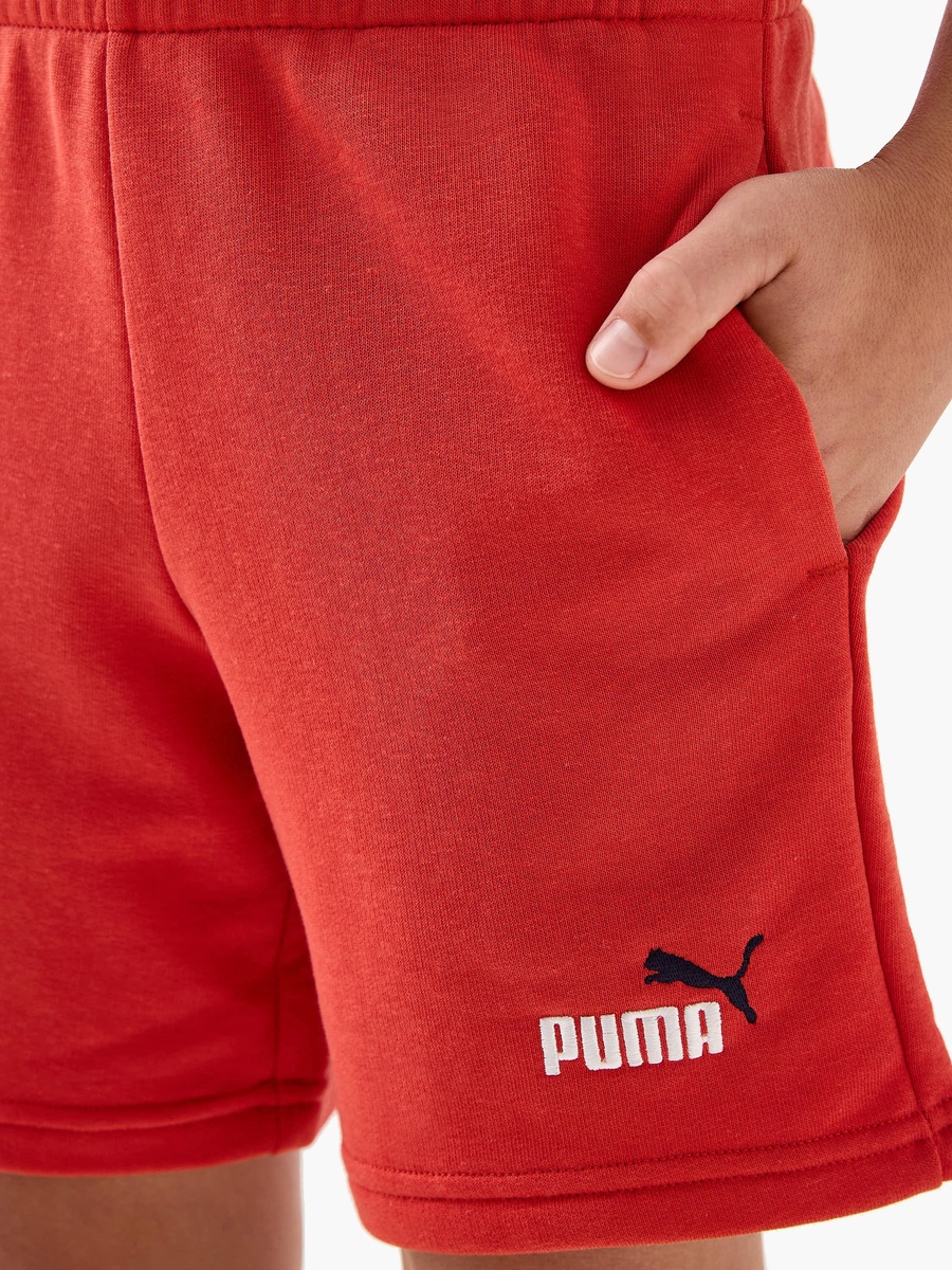 Logo Detail Shorts with Elasticated Waistband and Pockets