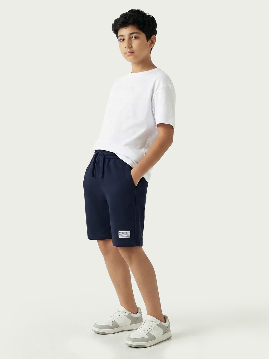 Drawstring Waist Shorts with Pockets