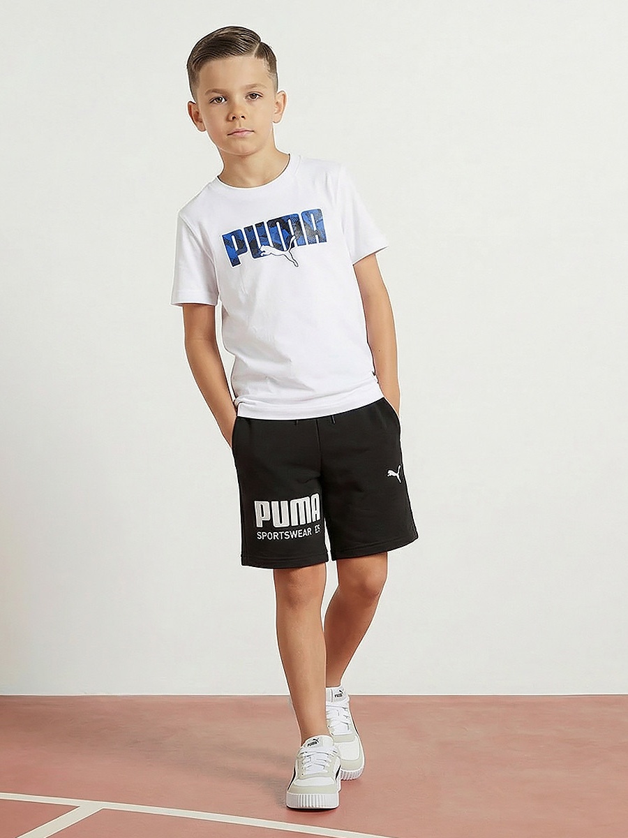 Crew Neck Short Sleeve T-Shirt with Logo Print